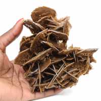 Kristalliserad brun baryt från Marocko