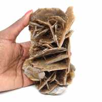 Bruna barytkristaller från Marocko