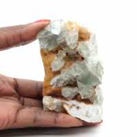 Rå fluorit för dekoration: Gröna kristaller från Marocko Rå fluorit för dekoration: Gröna kristaller från Marocko