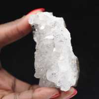 Råkvarts från Marocko, kristaller med goetitinneslutningar