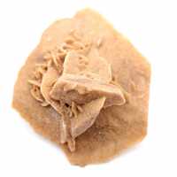 Gipsrosett från Marocko: naturlig kristall från Sahara