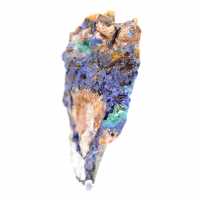 Malakit Azurit tvåfärgad Marocko