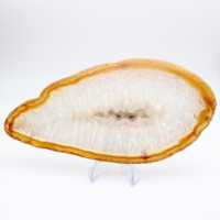 Polerad jätteagatskiva