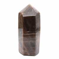 Microcline Collection Prism - Intensiv svart månsten