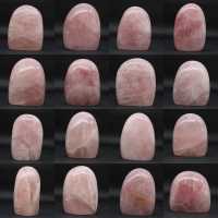 Samlarobjekt naturlig rosenkvart