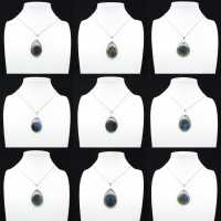 Labradorit dropphänge Labradorit dropphänge