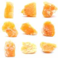 Orange kalcit från mexiko