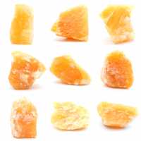 Orange kalcit från mexiko