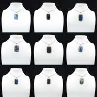 Labradorit rektangulärt hänge Labradorit rektangulärt hänge