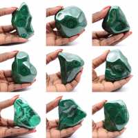 Block naturel av Malakit Block naturel av Malakit