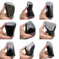 Friformad gyllene obsidian