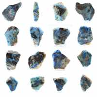 Azurit Malakit skiva för mineralsamling