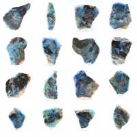 Azurit Malakit skiva för mineralsamling Azurit Malakit skiva för mineralsamling