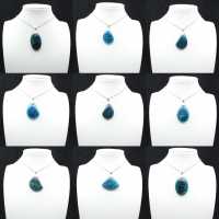 Blå Apatithänge från Madagaskar - Natursten