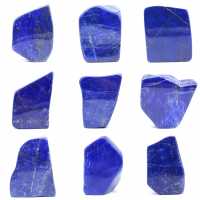 Lapis lazuli naturlig pole