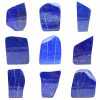 Lapis lazuli naturlig pole