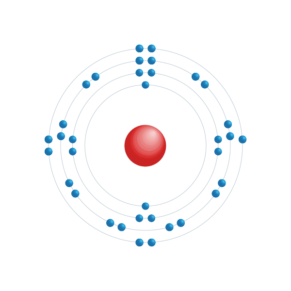 Brom Elektroniskt konfigurationsschema Brom Elektroniskt konfigurationsschema