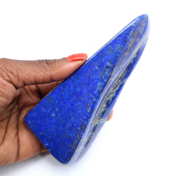 Polerad naturlig lapis lazuli