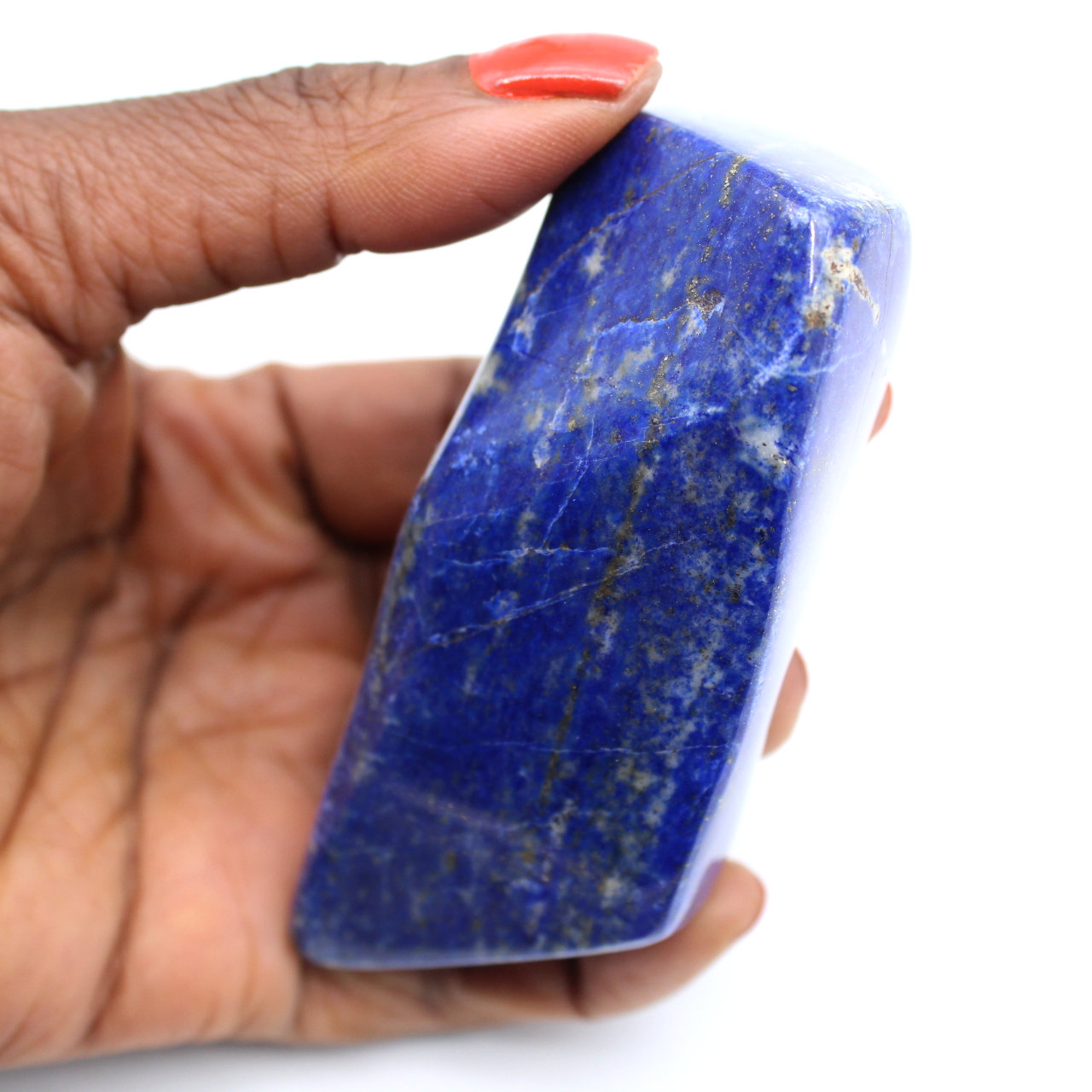 Polerat lapis lazuli-block