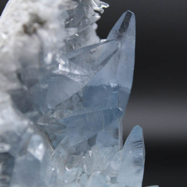 Celestite naturlig kristall