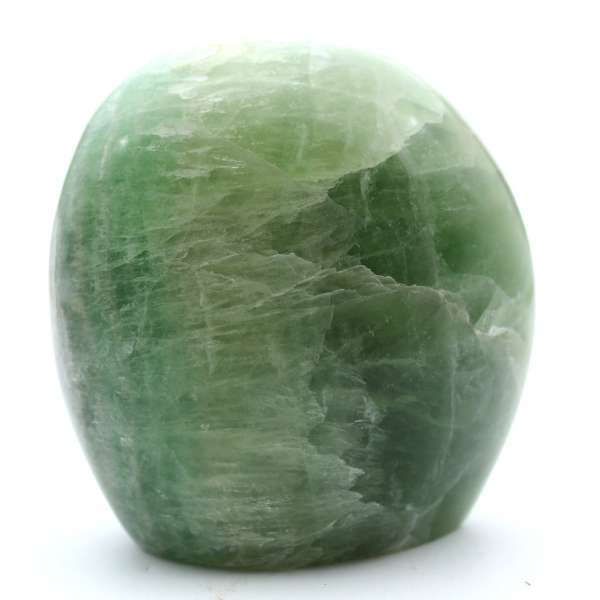 Grön fluorit polerad form