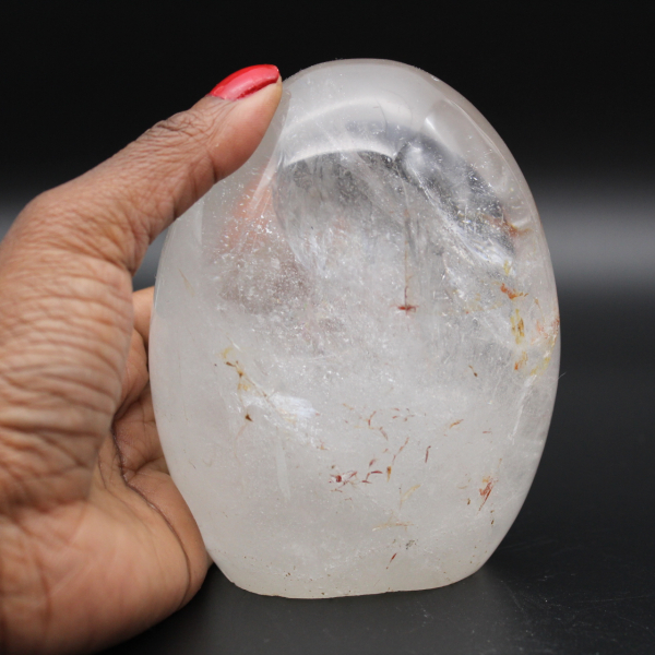 Kvarts bergkristall prydnadssten från Madagaskar