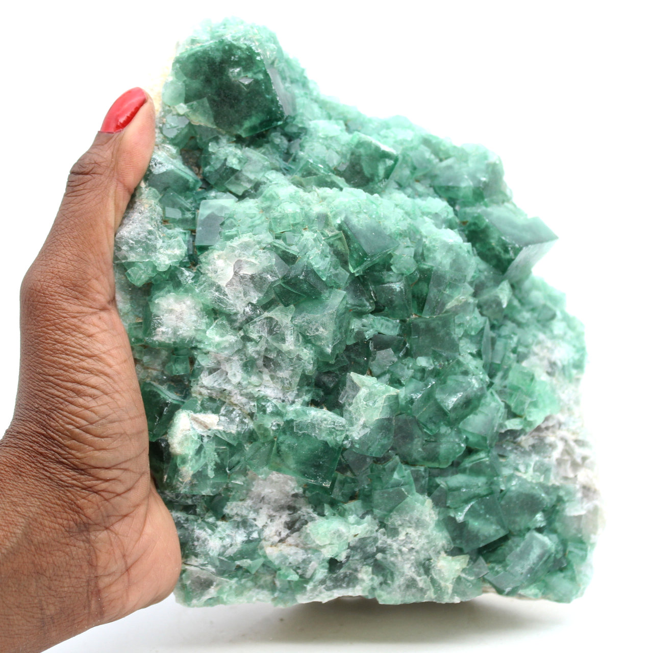 Fluorit från Madagaskar på matris över 2 kilo
