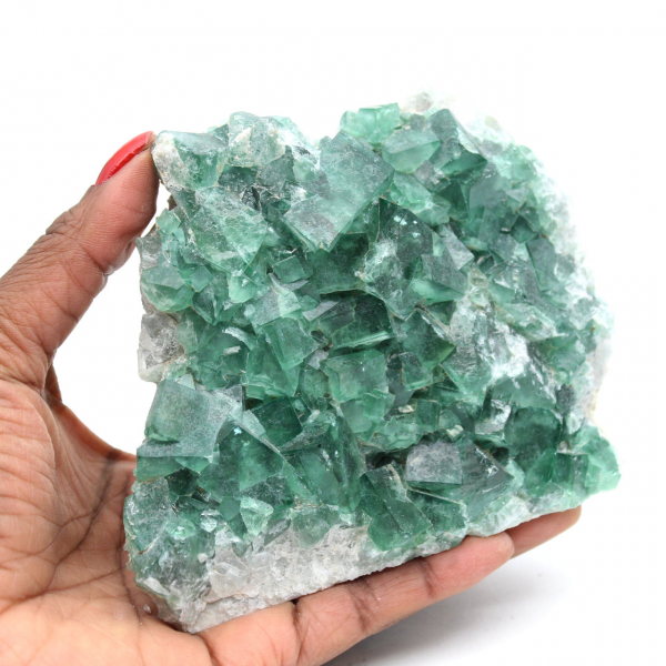 Grön fluorit från Madagaskar