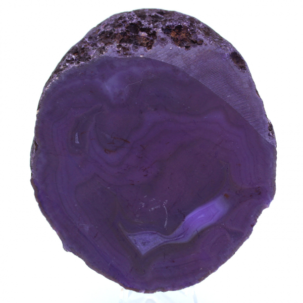 Violett agat från Brasilien