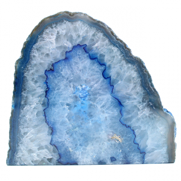 Dekorativ blå agat