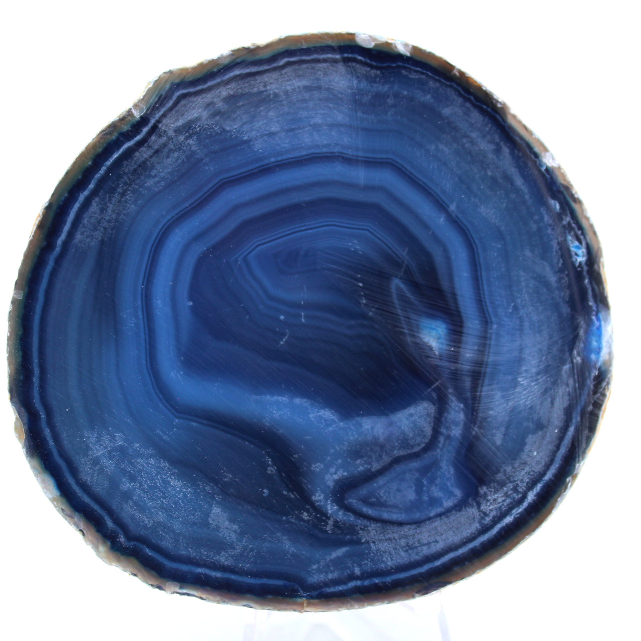 dekorativ blå agat