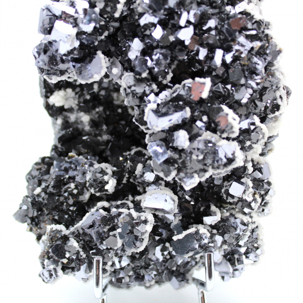 Sfalerit, galena och kalcit i kristaller