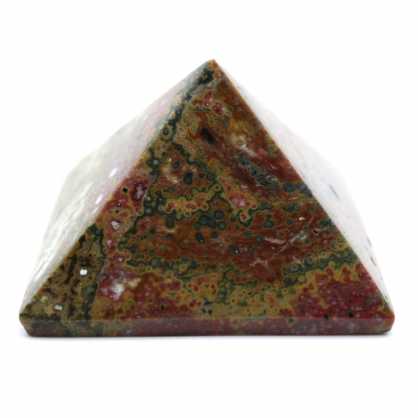 Landskap jaspis pyramid