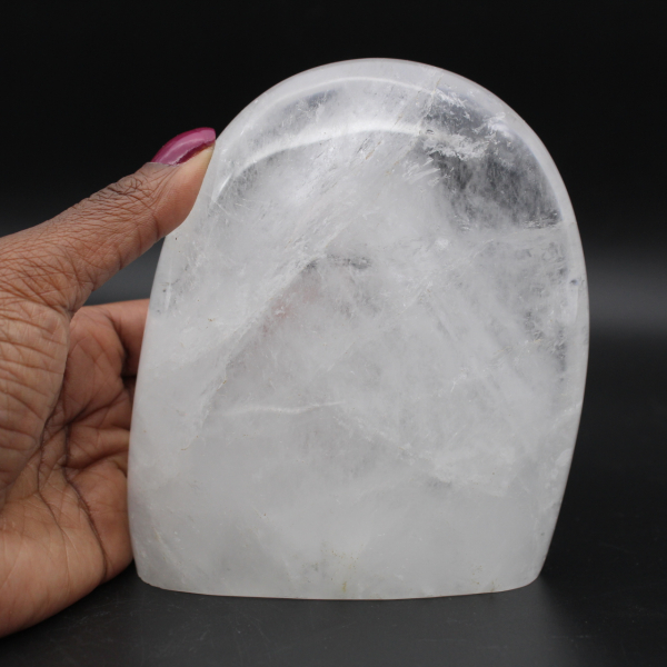 Polerad bergskristall från madagaskar