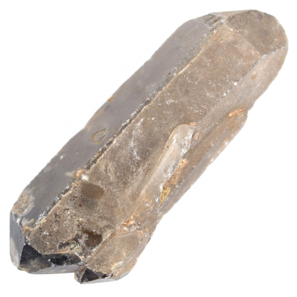 Bi-Terminated Smoky Quartz Crystal