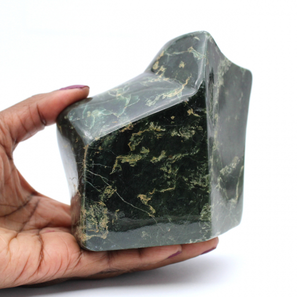 Nephrite jade rock