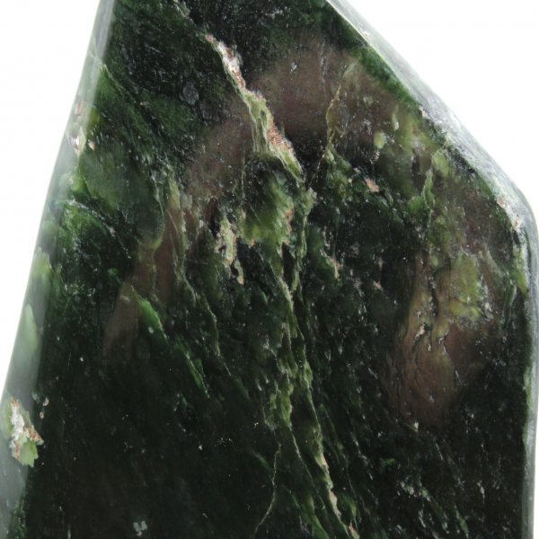 Jade nephrite polerad sten