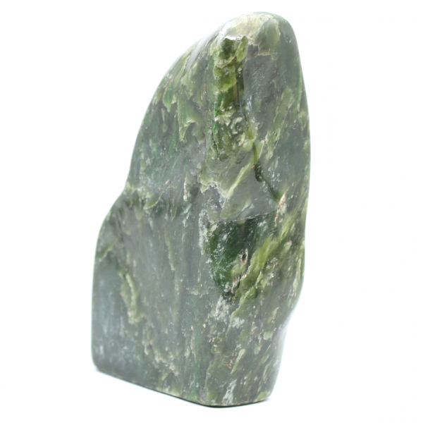 Jade nephrite polerad rock
