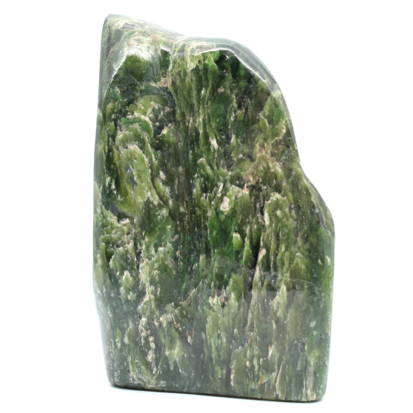 Jade nephrite polerad rock