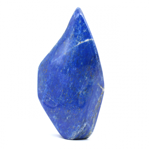 Polerad lapis lazuli sten