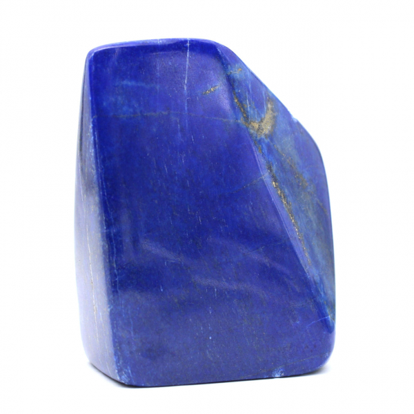 Polerad lapis lazuli sten