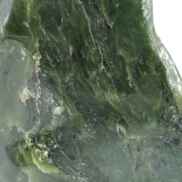 Nephrite jade polerad sten