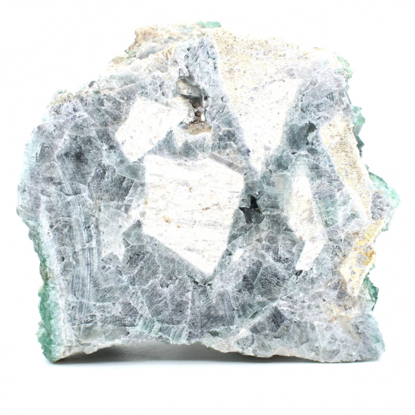 Naturlig fluorit kristalliserad i kub
