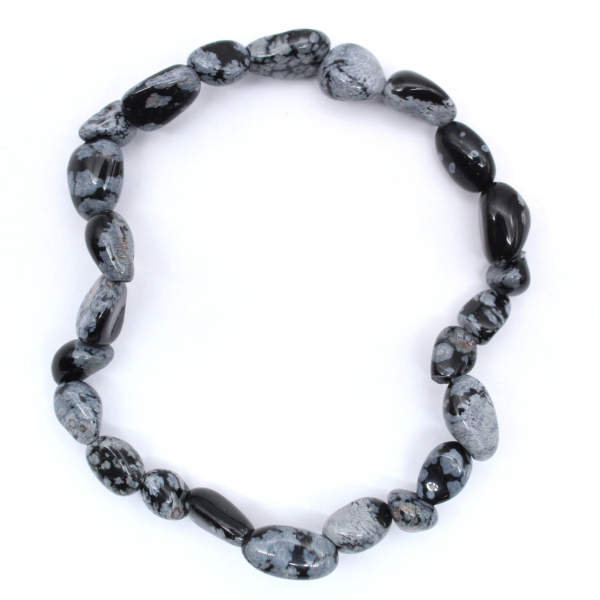 Snö obsidian armband