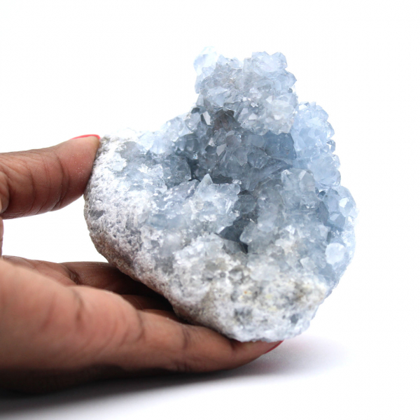 Kristalliserad Celestite Geode