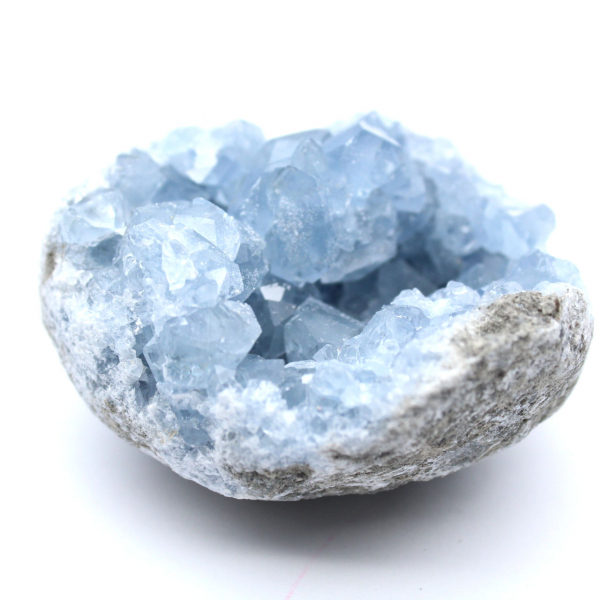 Celestite från Madagaskar kristalliserade