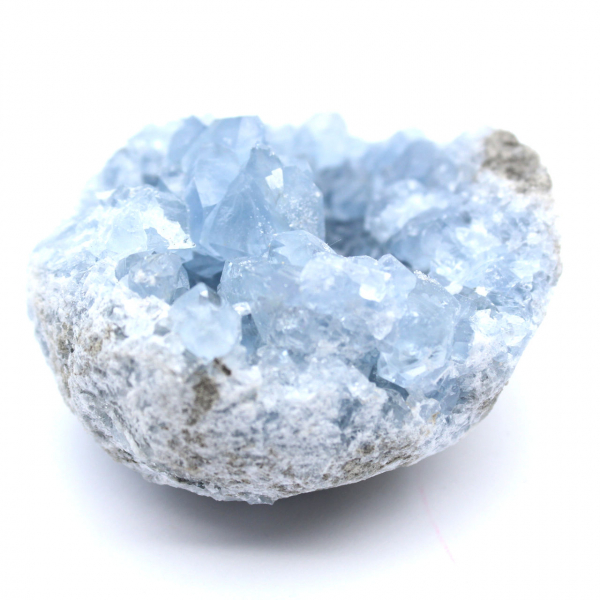 Celestite från Madagaskar kristalliserade