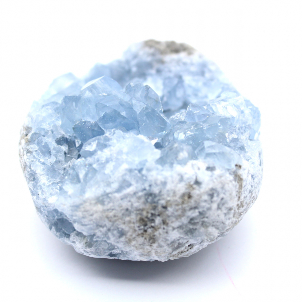 Celestite från Madagaskar kristalliserade