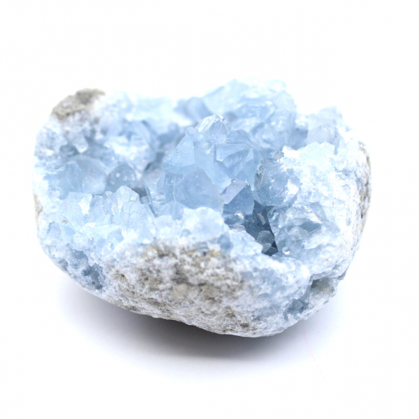 Celestite från Madagaskar kristalliserade