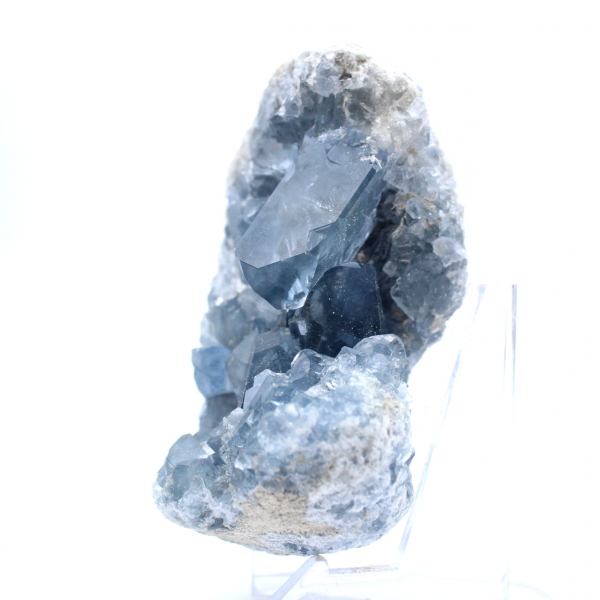 Rå Celestite Geode Kristaller